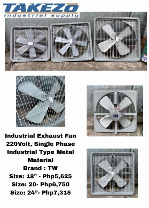 Industrial Exhaust Fan, Commercial & Industrial, Construction Tools ...