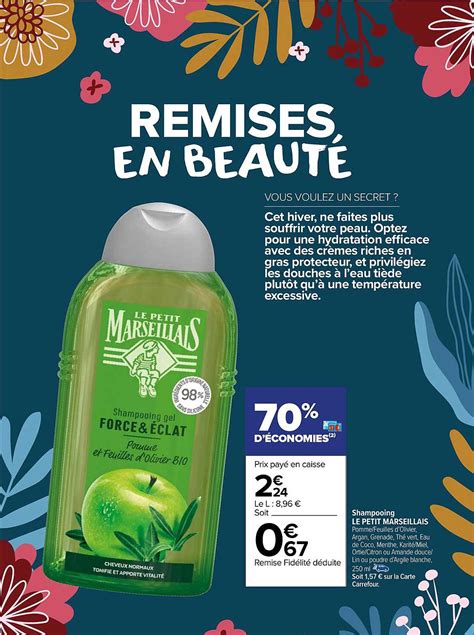 Promo Shampooing Le Petit Marseillais Chez Carrefour Market Icatalogue Fr