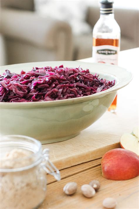 Braised Red Cabbage with Apples - marmalade & me