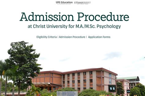 Christ University Msc Psychology Courses Entrance Exam Pattern