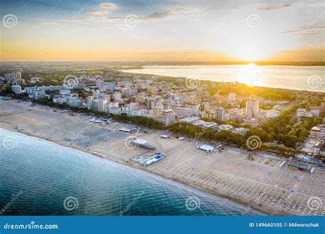 Lignano Sabbiadoro Beach In Italy Editorial Image Image Of Summer