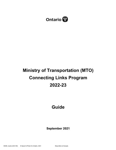 The Ministry Of Transportation Your Comprehensive Guide