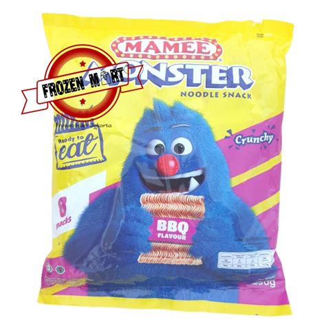 Jual MAMEE Monster Noodle Snack BBQ Flavour 200 Gr Shopee Indonesia