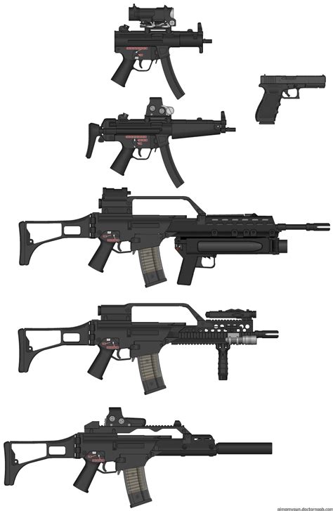 GSG-9 Weapons by crimsonthunder1995 on DeviantArt