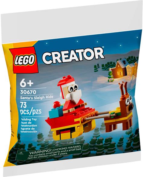 LEGO Creator Santa S Sleigh Ride 30670 6471453 Best Buy