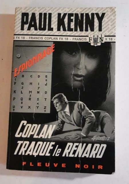 Livre Espionnage Coplan Traque Le Renard Paul Kenny Collection