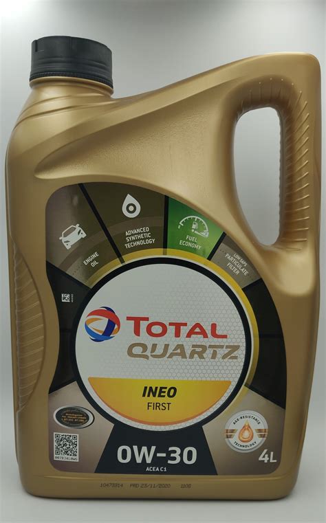 Motorolie Total Quartz Ineo First 0W30 C1 4 liter Køb her