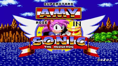 Superstars Amy In Sonic The Hedgehog Prototype Full Game