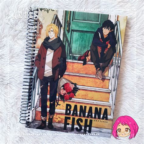 Caderno Banana Fish Yaoi Mat Ria No Elo Fazendo Arte A A F