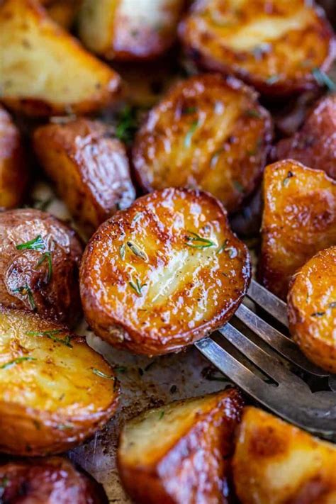 Easy Roasted Red Potatoes From The Food Charlatan The Easiest Recipe