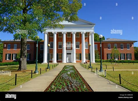 Lyceum Building Ole Miss Campus University Oxford Mississippi MS Stock ...