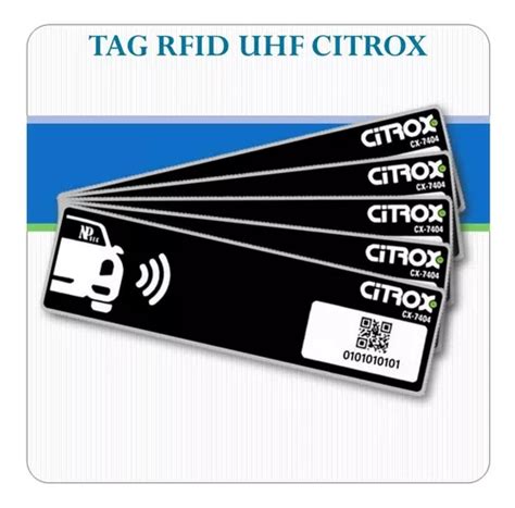 Tag Uhf Veícular Etiqueta Rfid 900mhz Citrox 10 Unidades