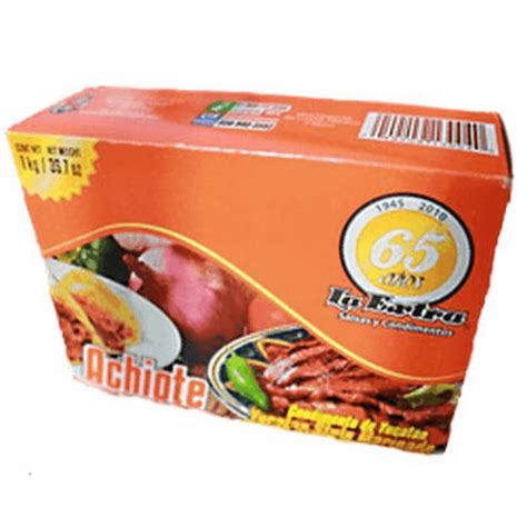 Achiote en pasta 1 kg La Extra Comercial Mexicana de Alimentación