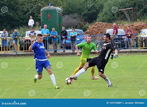 1st Round Of Slovak Football Cup Named Slovnaft Cup Editorial Stock