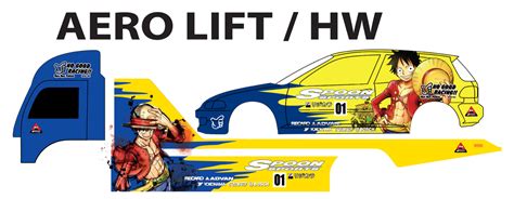 Civic Eg Other Cars Pirate Anime Waterslide Decals Custom Hot Hw Ebay