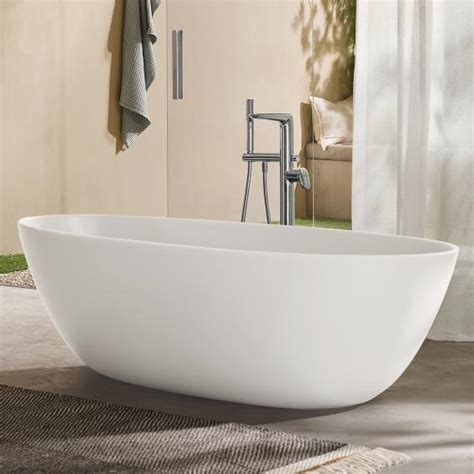 Villeroy Boch Antao Baignoire ovale en îlot stone white UBQ170TAO7V