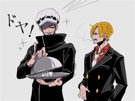 Trafalgar Law X Sanji One Piece Lawsan Sanlaw