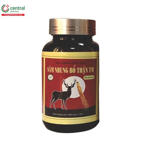 Thuốc Sâm Nhung Bổ Thận TM hỗ trợ tăng cường khả năng sinh lý nam