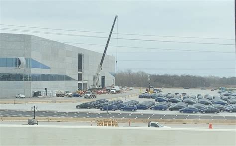 Model Y's rolling out of Austin, didn't see the CyberTruck | Tesla ...