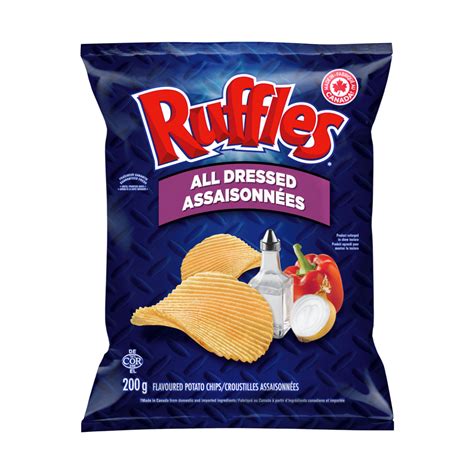 200g Ruffles All Dressed Flavoured Potato Chips Tify X Hyperstore