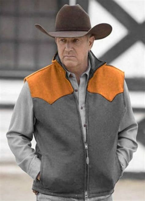 Yellowstone Kevin Costner Ranch Vest Oskar Jacket Celebrity Jackets