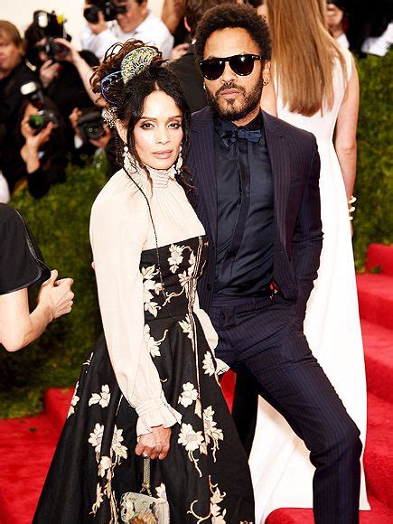 2015 Met Gala Lenny Kravitz And Lisa Bonet Attend With Daughter Zoe