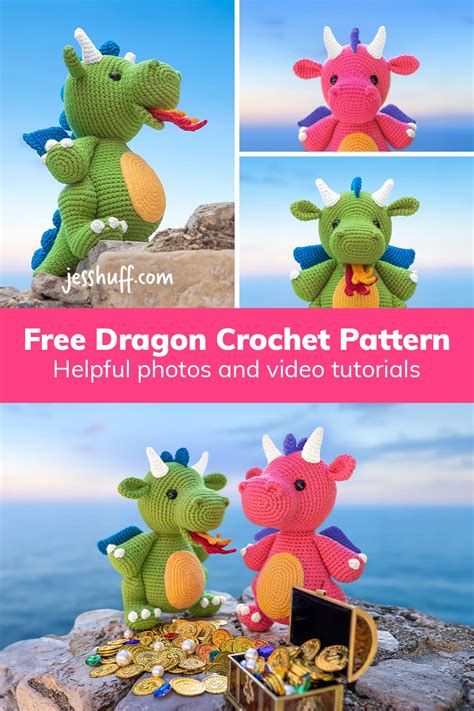 Free Dragon Crochet Pattern 🐲