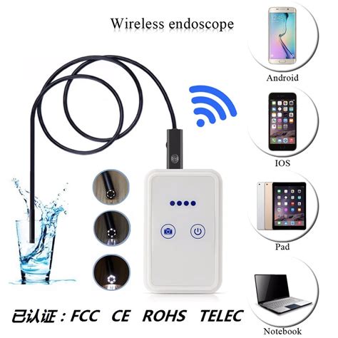 HD 1200P Wifi Endoscope Android Apple Endoscope WiFi Mobile Endoscope ...