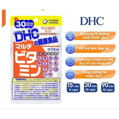 Dhc Multivitamin Package Of Tablets Shopee Singapore