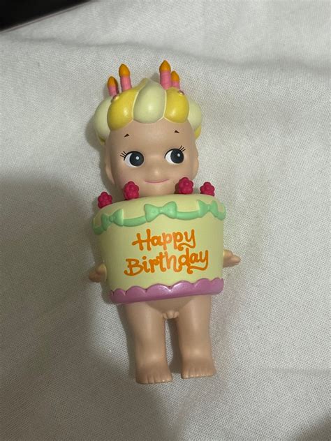 SONNY ANGEL HAPPY BIRTHDAY SERIES LEMON CAKE Hobbies Toys Toys