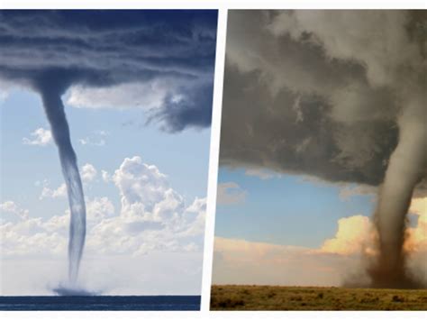 Waterspout Vs. Tornado