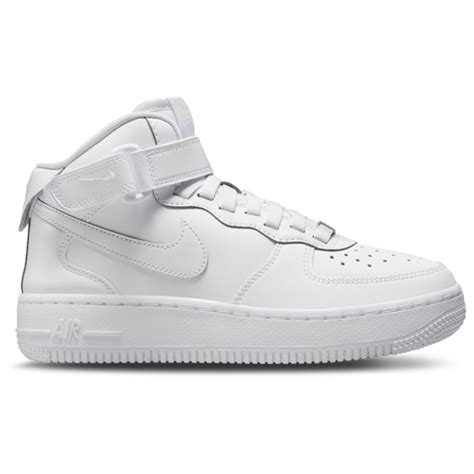 Nike Kids Boys Air Force 1 Mid Le In Whitewhite Modesens