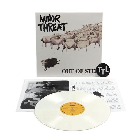 Minor Threat Out Of Step White Colored Vinyl Vinyl Lp —