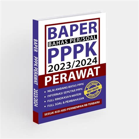 Jual Buku PPPK PERAWAT 2023 2024 Bahas Per Soal PPPK BIDAN 2023 2024