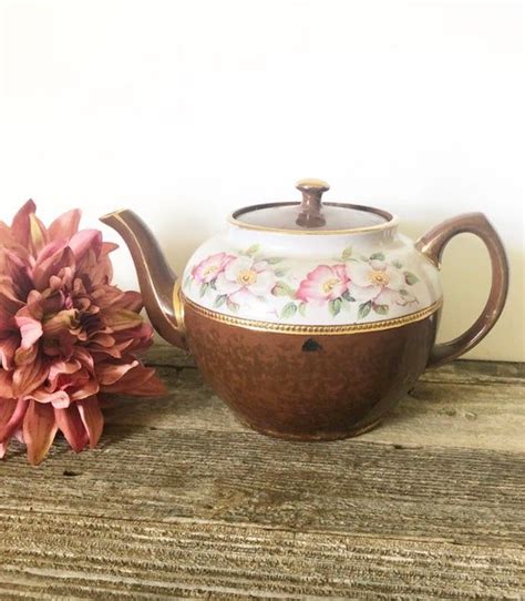 Vintage Sadler Brown Betty Teapot 5 Cup Capacity Made In Etsy Tea