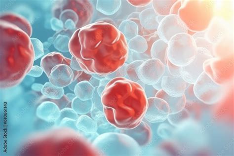 Red blood cells carrying oxygen. Stock Illustration | Adobe Stock