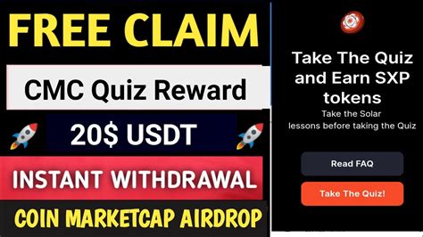 Learn Take A Short Quiz To Earn Sxp Cmc Quiz And Rewards Broovs