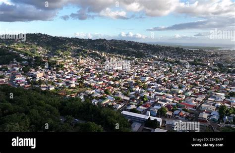 Belmont Port Of Spain Aerial View Stock Video Footage Alamy