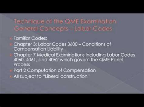 Qme Report Writing Liberal Construction Perry J Carpenter Dc Qme