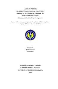 Laporan Individu Praktik Pengalaman Lapangan Ppl Periode Agustus