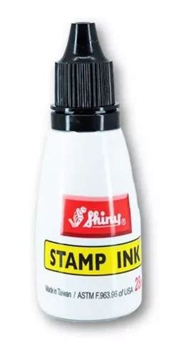 Tinta Shiny S 61 28ml Negra Para Sellos Original Gotero