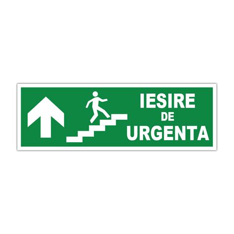 Indicator Salvare și Prim Ajutor Iesire de urgenta Sus Stickermania