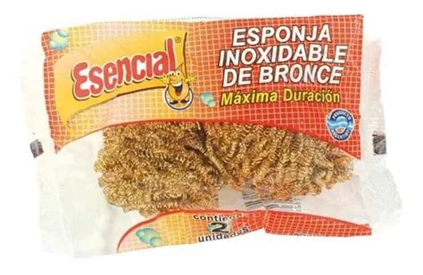 Pack X Unid Esponja Bronce X Gr Esencial Esponjas Fib Mercadolibre