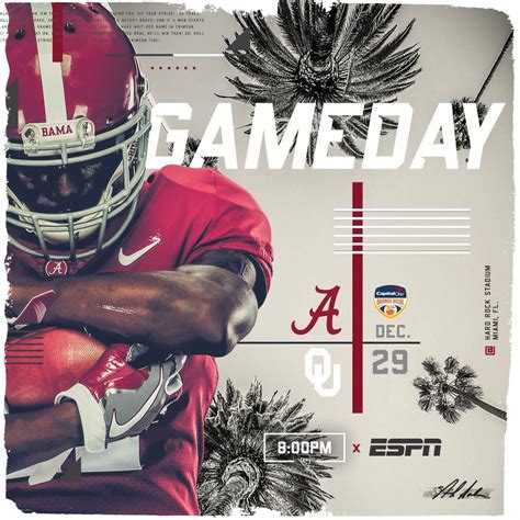 Alabama | College sports graphics, Alabama football, Sports design ...