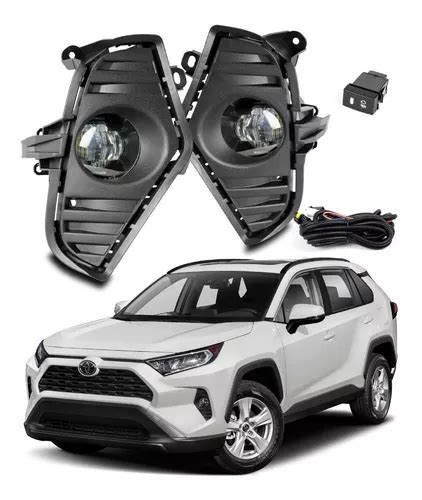 Kit Faros Niebla Led Toyota Rav4 2019 2020 2021 Switch Bisel