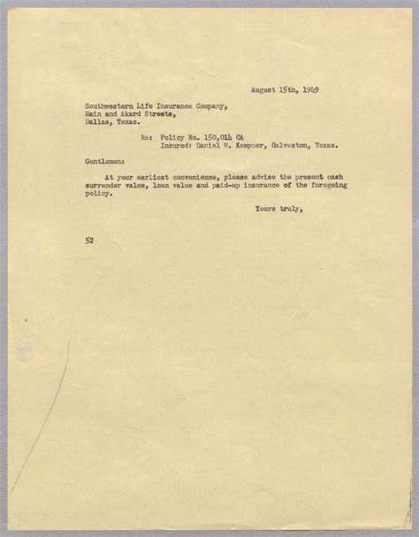 Memorandum From Daniel W Kempner August 15 1949 The Portal To