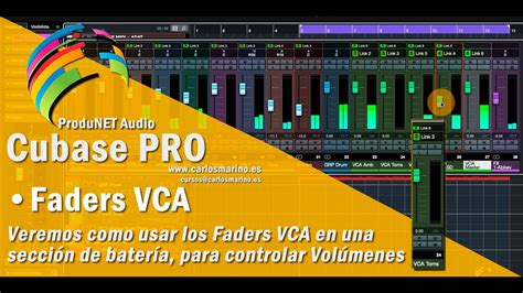 Steinberg Cubase PRO 10 5 Trabajo Con Faders VCA En Nuestras Mezclas