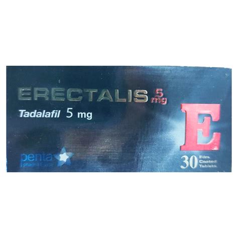 ERECTALIS 5MG 30 TAB - Tay Pharmacies