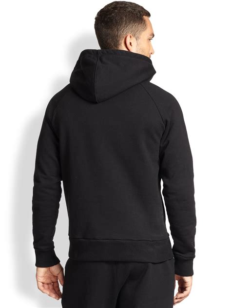 Lyst - Ami Hooded Sweatshirt in Black for Men