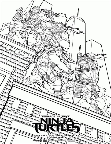 Ninja Turtle Coloring Printables Cartoons Disney Movies Flims